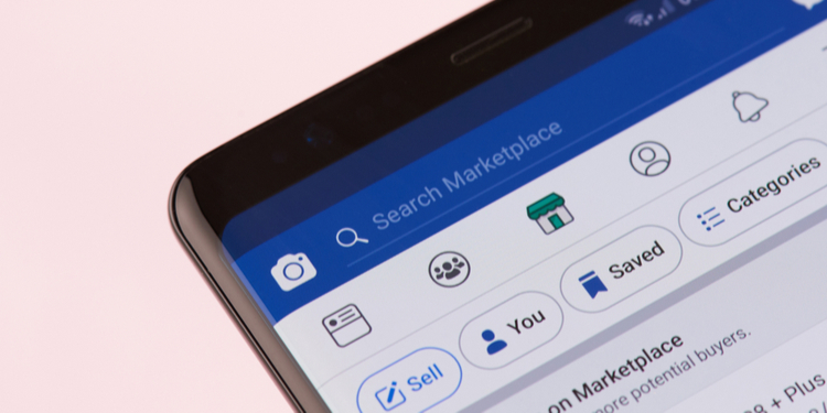 Search marketplace in Facebok