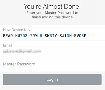 enter master password RememBear