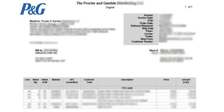 P&G data