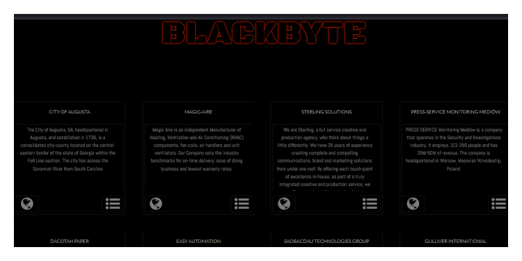 BlackByte Augusta, GA