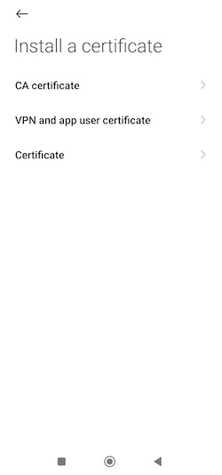 CA-certificate