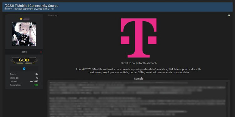 T-Mobile breach post