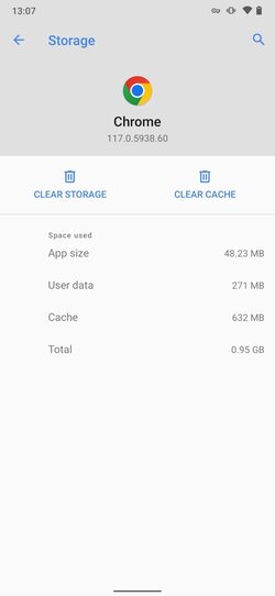 Chrome clear all data