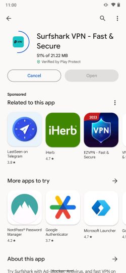 Installing app
