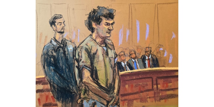Sam Bankman-Fried sentencing courtroom sketch 2