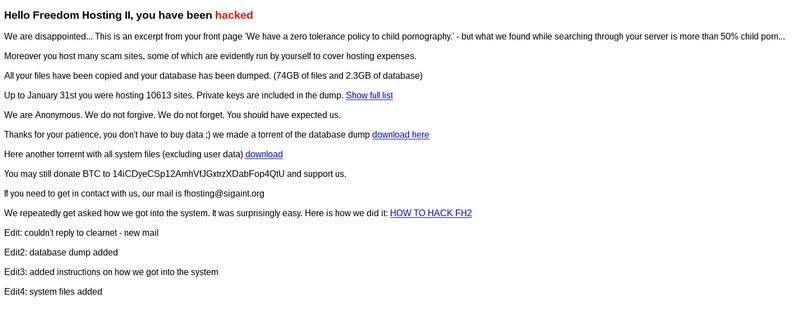freedom hosting hack