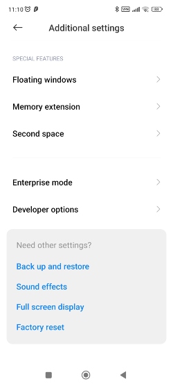 Developer-options
