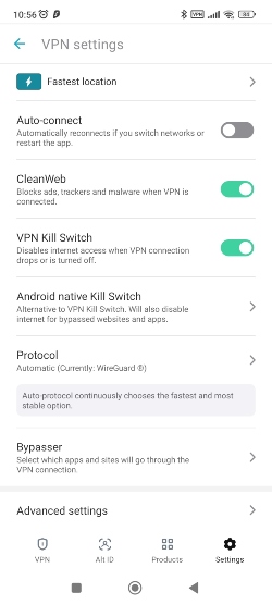 Surfshark-advanced-settings