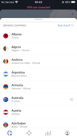 NordVPN servidor