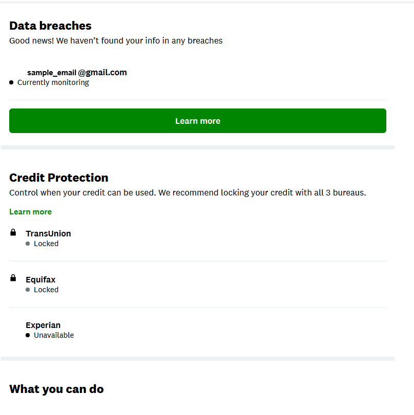 Identity monitoring