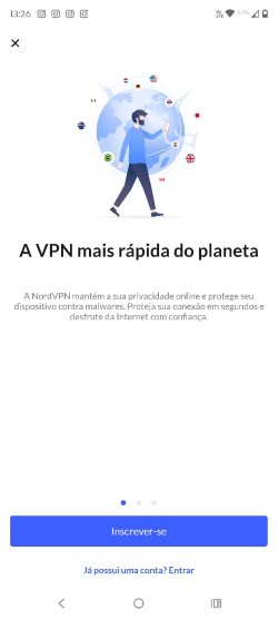 Creating account on Android