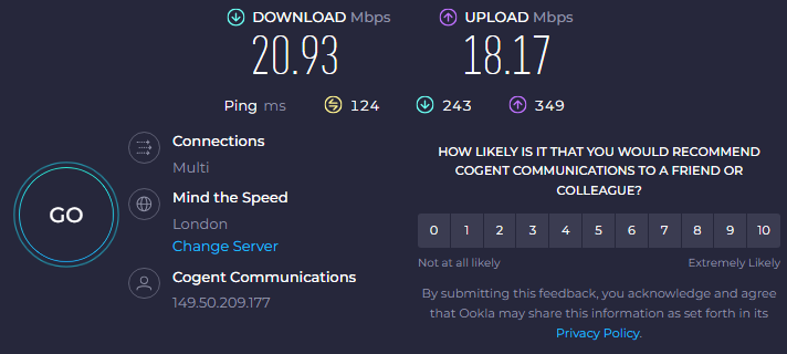proton free vpn low speed test