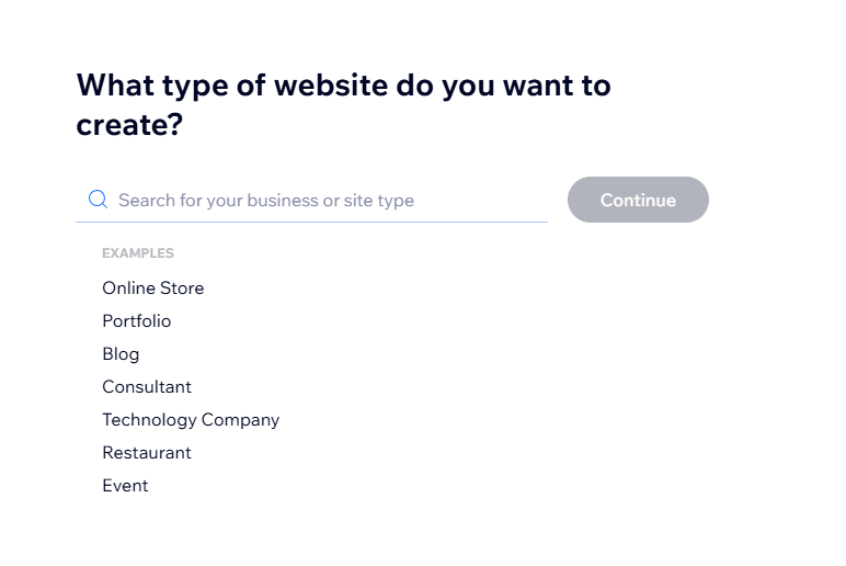 Website types