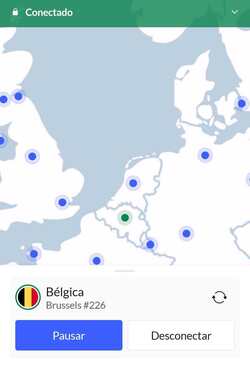 Connect to Belgium server