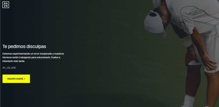 DAZN streaming error
