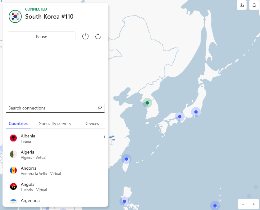 NordVPN South Korea