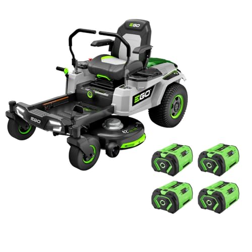 Large image for amazon product "EGO Power+ electric riding lawn mower"