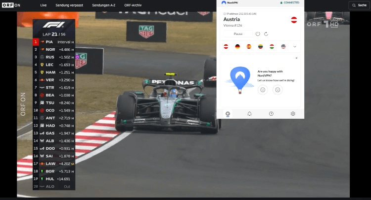 orf with nordvpn