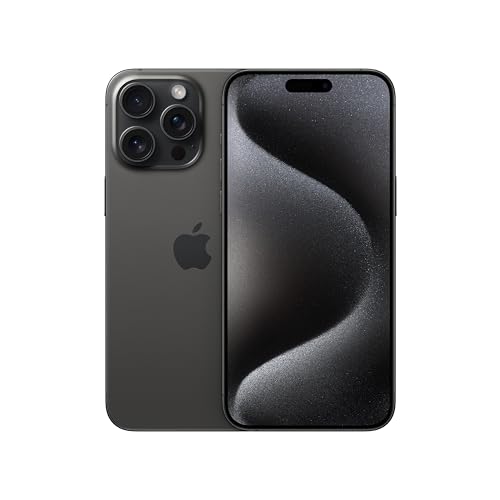 Large image for amazon product "Apple iPhone 15 Pro Max, 256GB, Black Titanium - Unlocked (Renewed)"