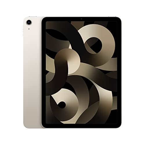 Large image for amazon product "Apple 10.9-in iPad Air Wi-Fi 256GB - Starlight - Spring 2022 (5th…"