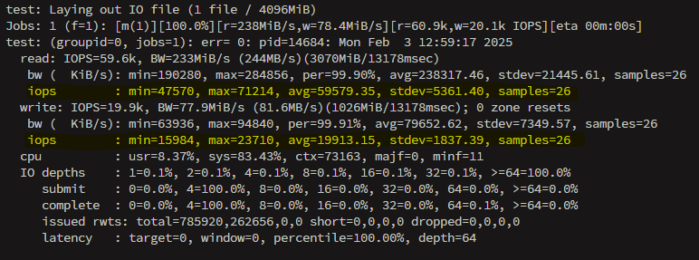 Hostinger’s disk performance