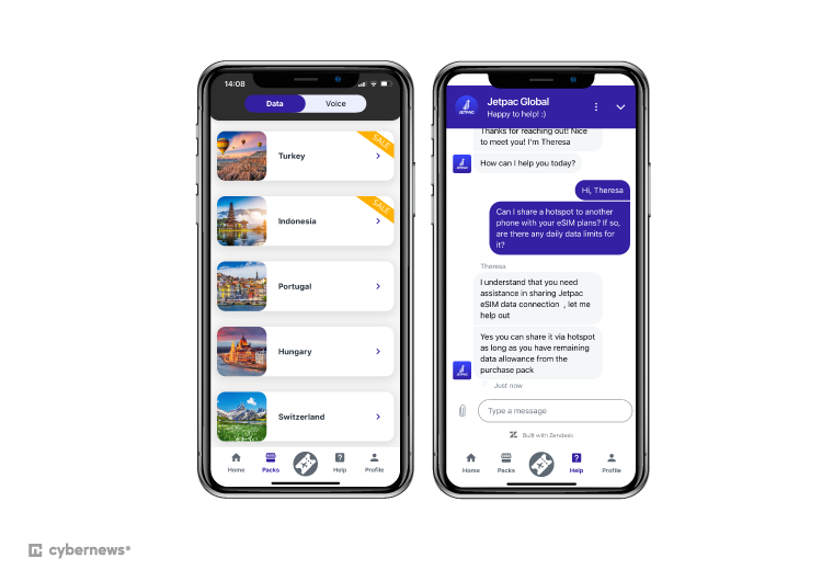 Using Jetpac eSIM in Portugal new