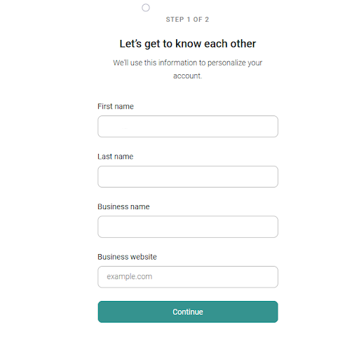 omnisend provide business details