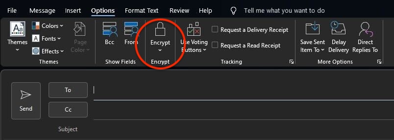 outlook compose new email