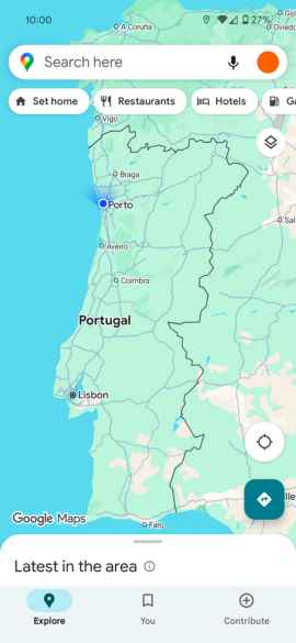 Testing eSIMs while traveling in Portugal