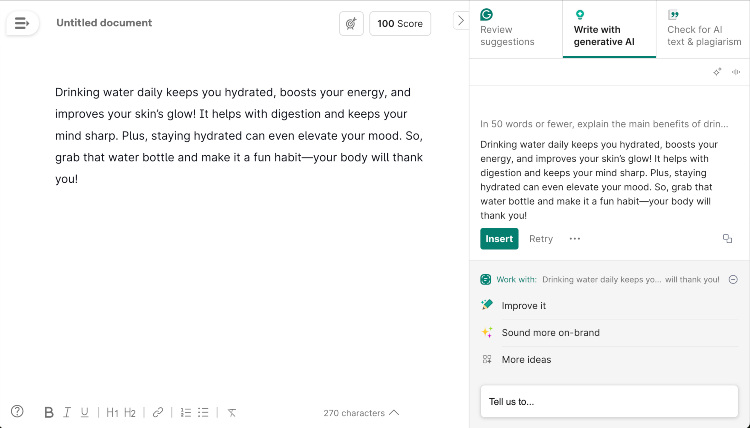Grammarly-generator