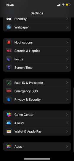 Apps iPhone