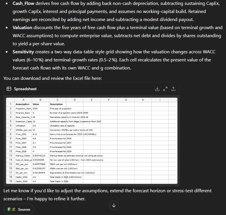Testing out ChatGPT agents’ spreadsheet handling
