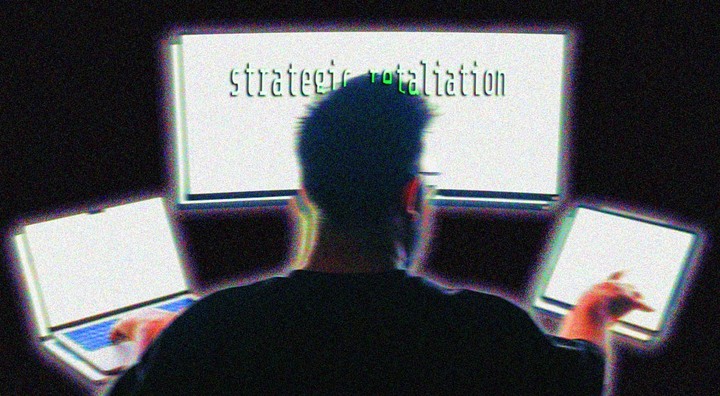 man in front of laptop, tablet and tv screen, glasses, darkness, white light