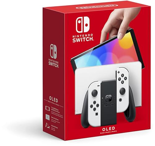 Large image for amazon product "Nintendo Switch OLED Model w/ White Joy-Con"
