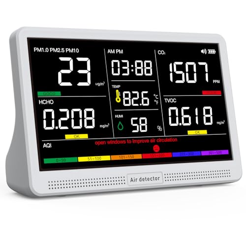 Large image for amazon product "YNAK 16 in 1 Air Quality Monitor"