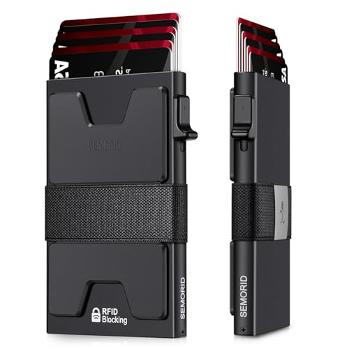 Large image for amazon product "SEMORID Slim Aluminum Card Holder"