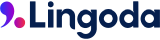 Lingoda logo for alternative banner