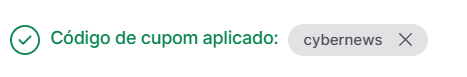 Cybernews coupon applied