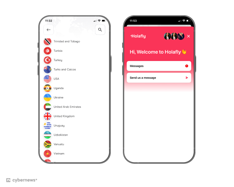 Holafly eSIM iOS application