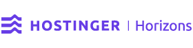 Hostinger Horizons logo for limited offer