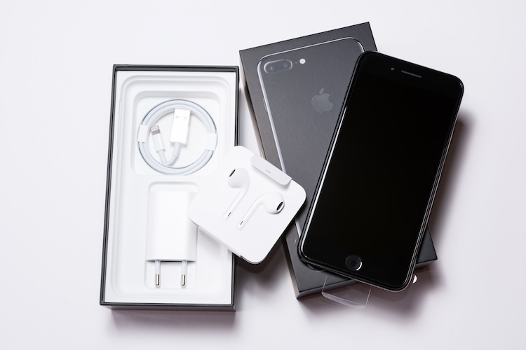 iPhone box unpacked