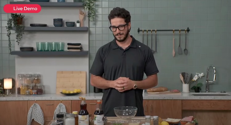 Meta RayBan glasses demo