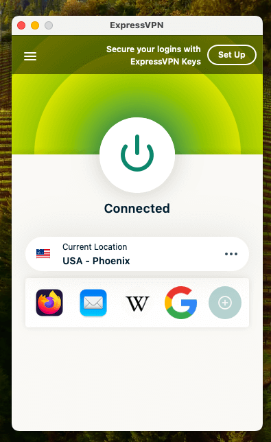 ExpressVPN Arizona server