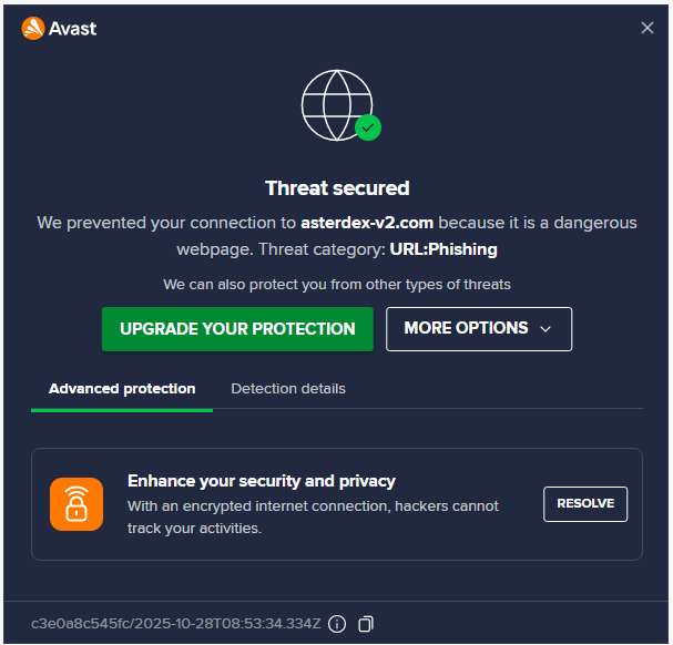 Avast antivirus phishing testing