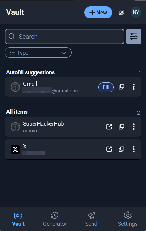 bitwarden-interface-on-app