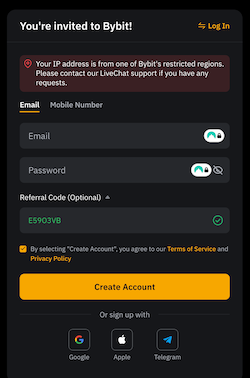 Bybit restricted Oct