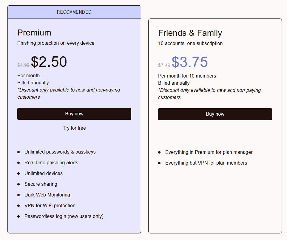 dashlane-pricing-october-2025