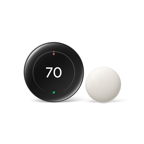 Large image for amazon product "Google Nest Learning thermostat (4th gen) + Nest Temperature Sensor (2nd gen)"