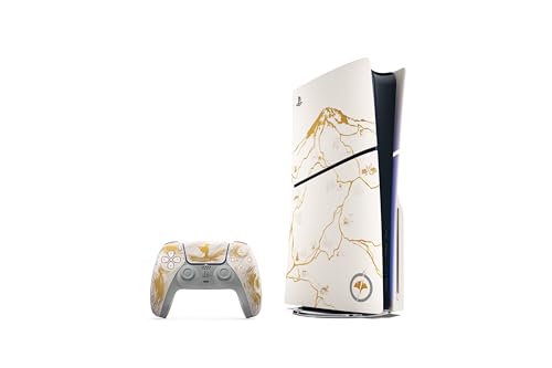 Large image for amazon product "PlayStation®5 Console – Ghost of Yōtei Gold Limited Edition Bundle"