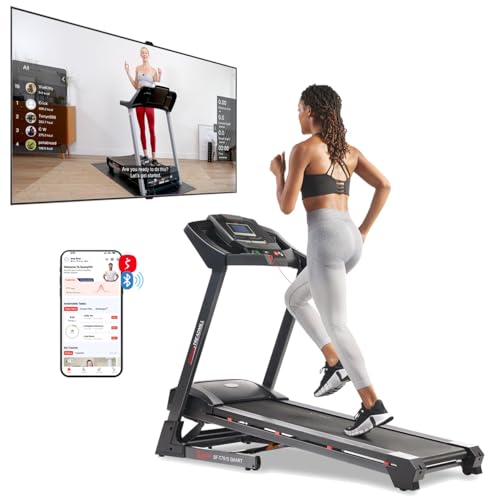 Large image for amazon product "Sunny Health & Fitness Premium Smart Treadmill"